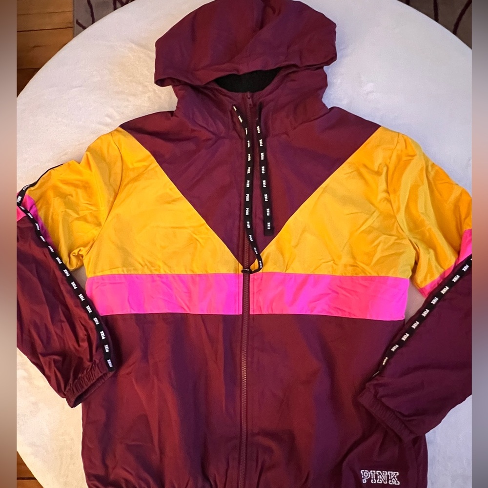 Victoria’s Secret pink puff coat